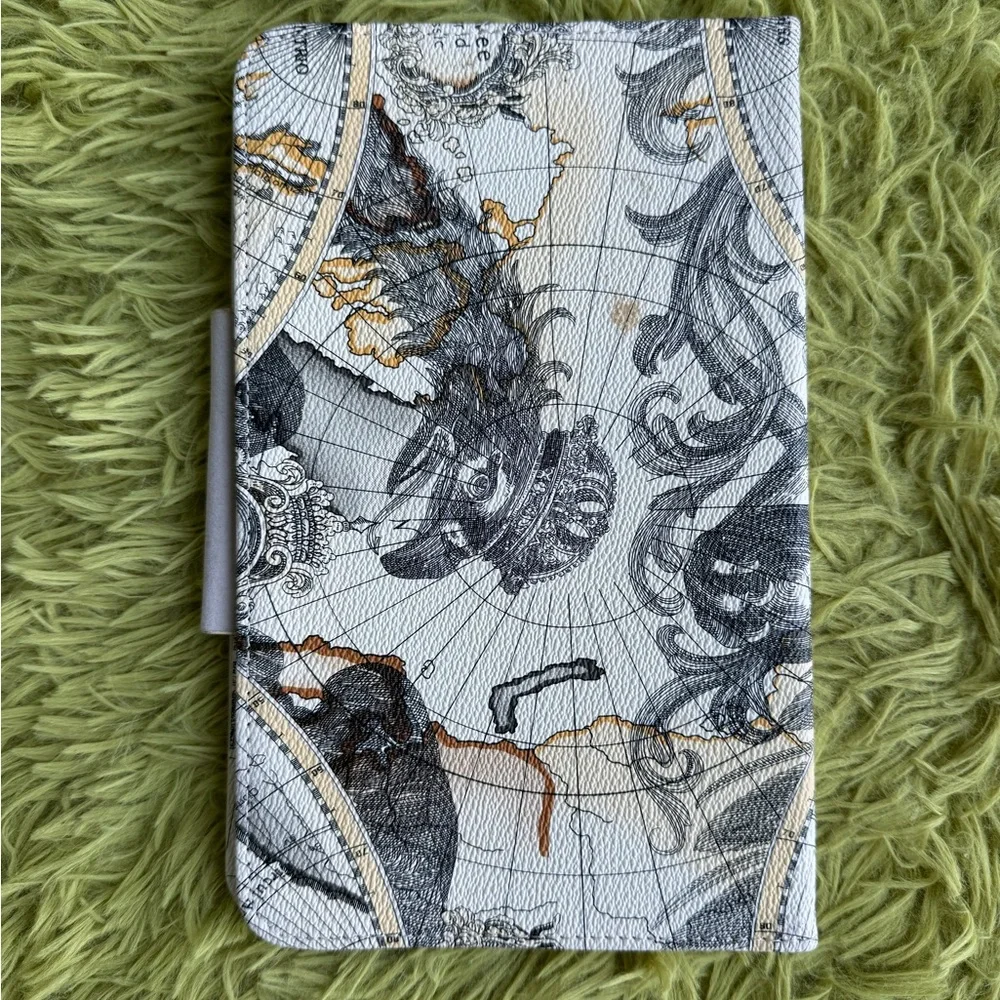 Vintage Map Tablet Case Stand Cover iPad Holder Travel Design